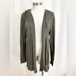 NWT linen green cardigan | Size L